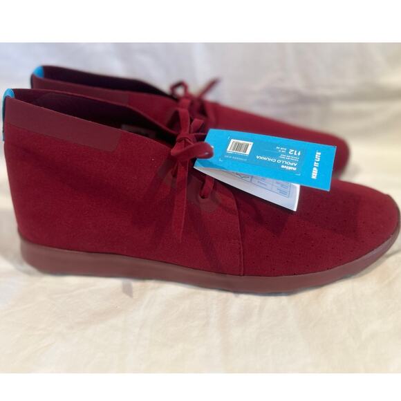 NATIVE REVOLVE NWT Apollo Chukka Boots Shoes Cavalier Red 12 Preppy Mod - Picture 4 of 6